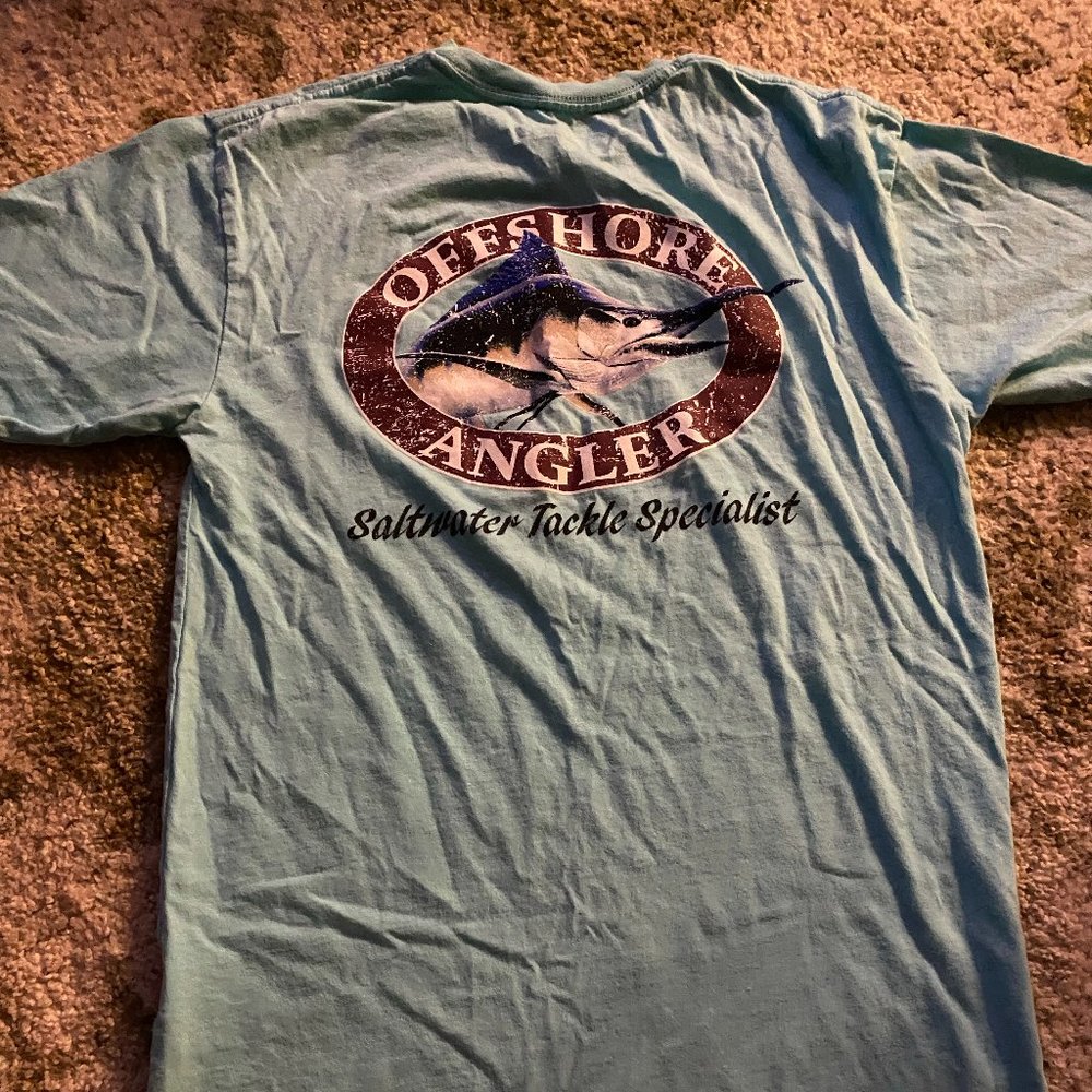 Teal Fishing Shirt
